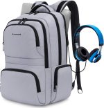 KUPRINE Travel Anti Theft Slim Durable Laptop Backpacks for Women Mens Lightweight Water Resistant College Computer Backpack Fits Most 15.6 Laptop & Tablet